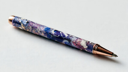 Universe Colored Pen White Background