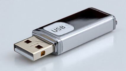 Usb Flash Drive White Background