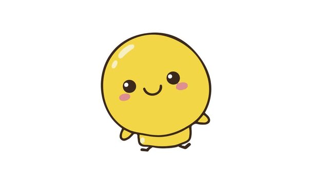 Cute Yellow Fruit Icon Collection