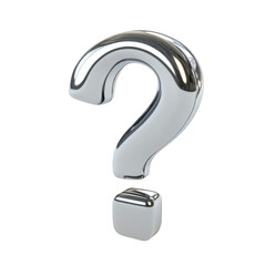 Quotation mark. 3d illustration [Transparent Background PNG].