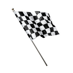  Racing Flag Isolated [Transparent Background PNG].