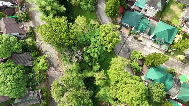 Aerial View of Houses in Canyon Woods Tagaytay