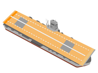 第二次世界大戦中の日本の航空母艦のイラスト｜Japanese Aircraft Carrier During World War II Illustration