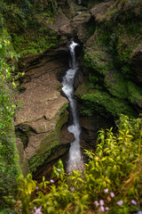 Famous Devi's fall is one of the most fascinating natural attractions in Pokhara, Nepal. © Tadeas