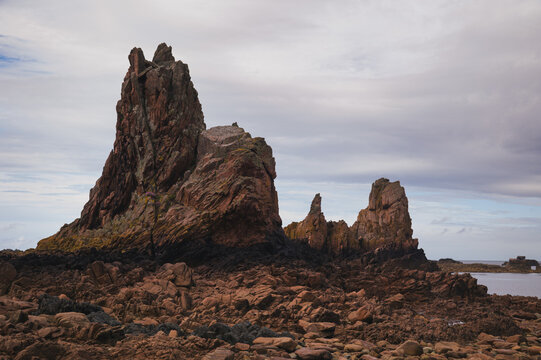 Rocky landscape Pors Scaff Plougrescant