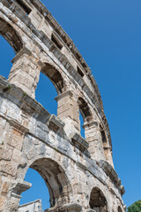 Obraz premium Part of the Amphitheater in Pula, Croatia