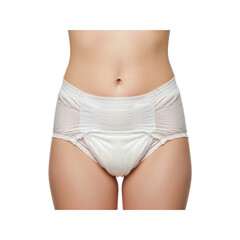 Fototapeta premium Adult diaper on a person's lower body