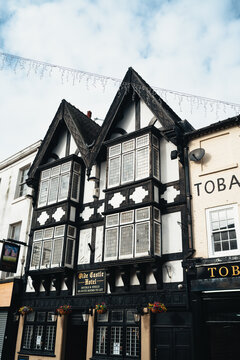 Old hotel like building in the centre of Doncaster, England, UK