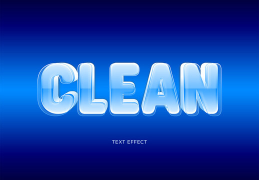 Clean Text Effect