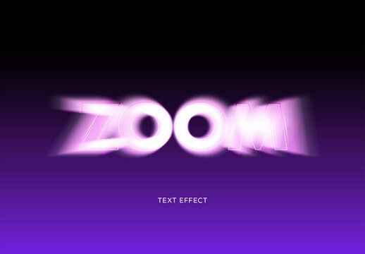 Zoom Text Effect