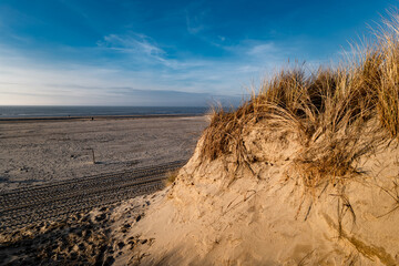 The beach at Wijk aan Zee in the Netherlands
