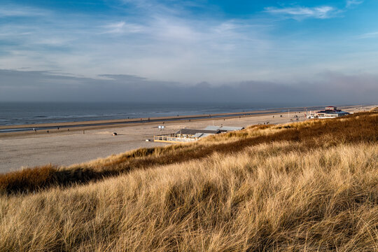 The beach at Wijk aan Zee in the Netherlands