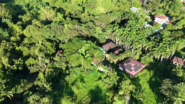Aerial View of City Forest in Rodriguez Rizal, Philippines