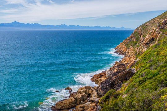 Beautiful coastline of Robberg Nature Reserve, Plettenberg Bay, South Africa