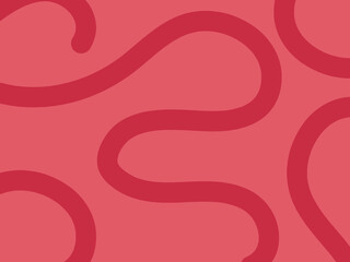 Red Abstract Organic Wave Pattern Background