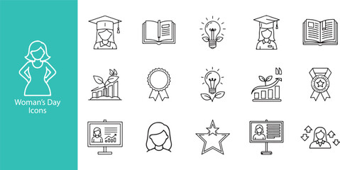 Business Woman Avatar Icon Vector EPS