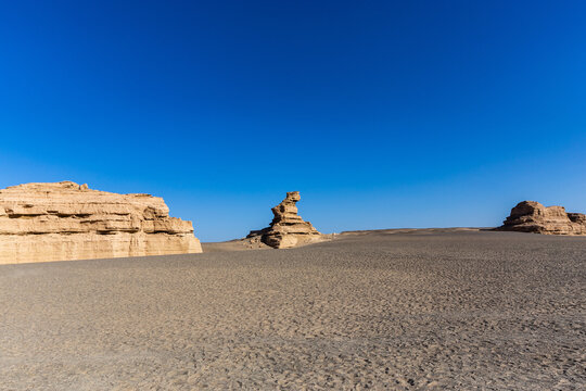 Yadan Devil City Geological Park, Dunhuang, Gansu, China