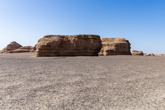 Dunhuang Yadan Devil City Rock Formations, China