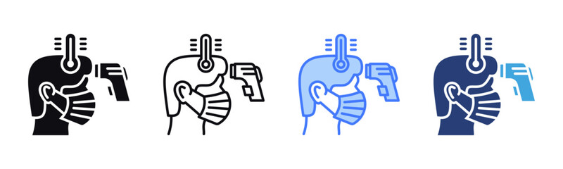 Temperature Check icon sheet multiple style collection