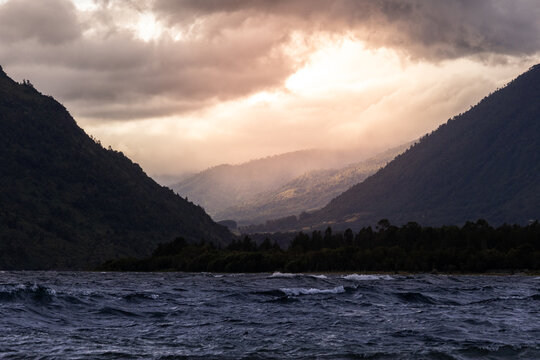 LAGO RANCO, ATARDECER