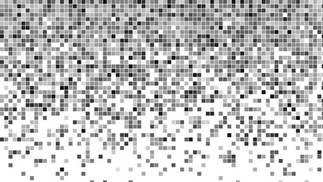 A futuristic digital abstract pixel art background with a modern geometric pattern and texture, creating a visually striking and technologically advanced aesthetic