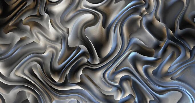 Gloss Flow Loop - Liquid metallic surfaces in constant transition