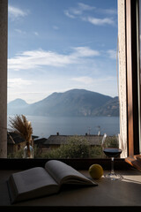 Fototapeta premium view of the sea from the terrace