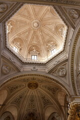 Obraz premium Dome and interior arches of the Church of the Society of Jesus. Valencia. Spain.