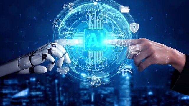 AI drives global digital transformation by connecting cloud, robotics, machine learning, and data systems to enhance innovation and secure smart networks worldwide. Marrow