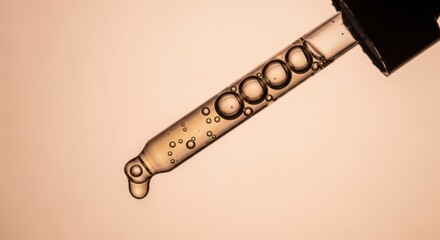 Cosmetic Serum Dropper with Bubbles