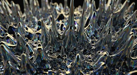 Abstract Ferromagnetic Fluid Spikes