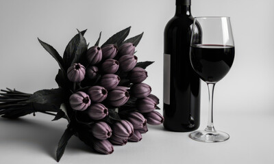 The Morning After: A Wilted Bouquet and a Half-Finished Wine