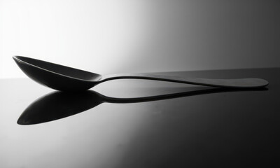 Distorted Reality: A Metal Spoon and its Reflection