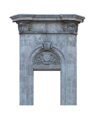 Elements of architectural decorations of buildings, arches and columns, door and window openings. On the streets in Catalonia, public places.