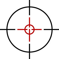 Crosshair Target Simple Icon