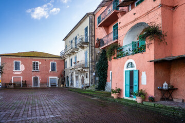 Fototapeta premium Borgo antico di Porto Ercole, Monte Argentario