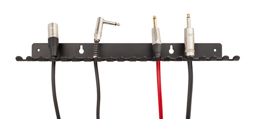 cable holder organizer path isolated on white