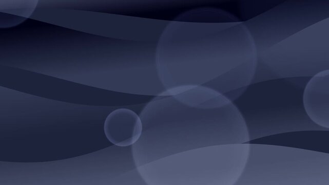 Dark Blue Abstract Background with Circles.