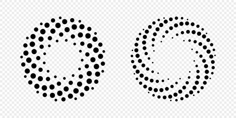 black and white dots © magnoliya1966