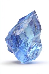 Fototapeta premium Icy abstract gemstone element for luxury design.