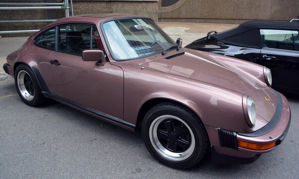 MONTREAL QUEBEC CANADA 06 12 17: Porsche 930 is a sports car built by Porsche between 1975 and 1989, known to the public as the 911 Turbo.