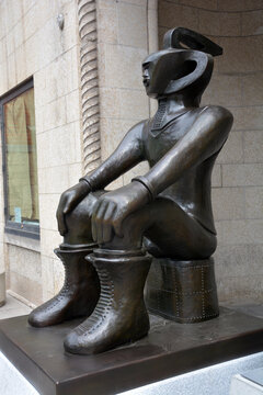 MONTREAL QUEBEC CANADA 06 12 17: ICON NORTH by Ivan Kenneth Eyre (born 15 April 1935 at Tullymet, Saskatchewan) is a Canadian painter and sculptor