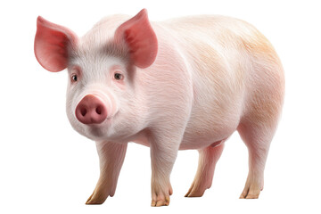 Pig Isolated on Transparent Background
