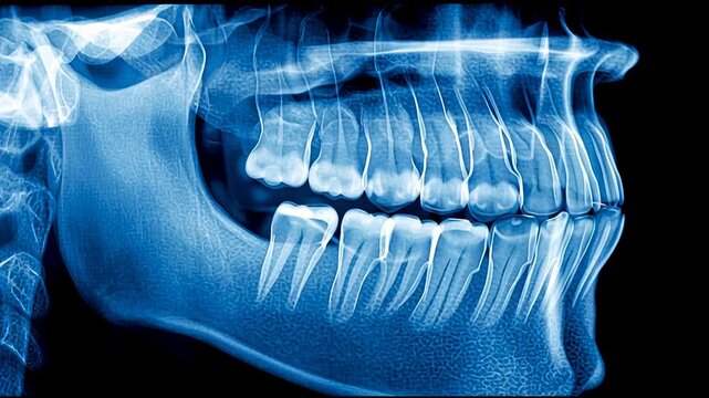 Impaction X-ray Process Showing Clear Dental Images of Teeth From Multiple Angles to Help With Diagnosis