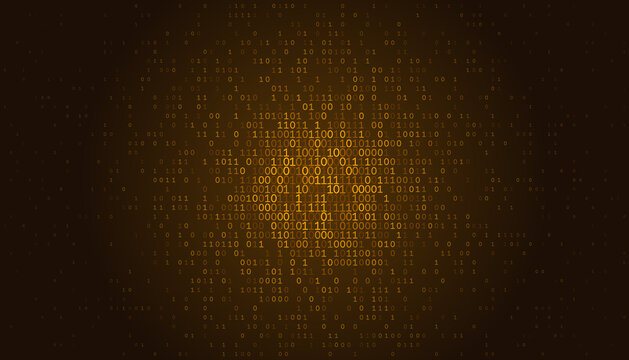 A central explosion of golden intelligence where binary sequences converge into a radiant amber orb. This digital masterpiece captures the heat of high-speed processing and the glow of a sun-like info