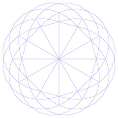 abstract 3d sphere isolated on white