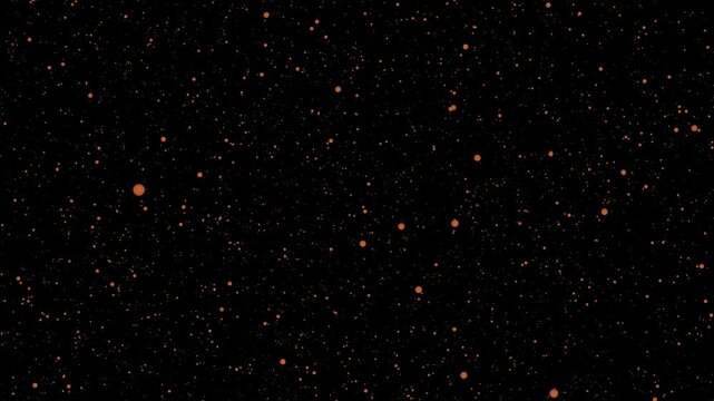Abstract background of glowing multi-colored particles and spheres floating in dark space representing digital data, modern technology, and futuristic concepts.
