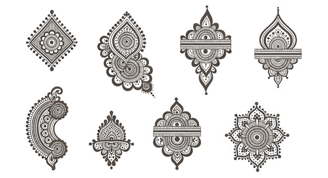 Mehndi Vector png
