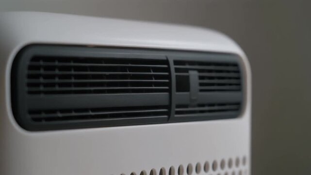 Close-up of an air conditioner vent.