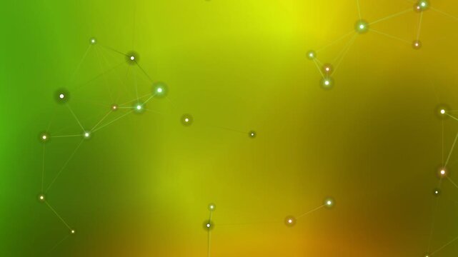 motion background 4K  water drops on green background